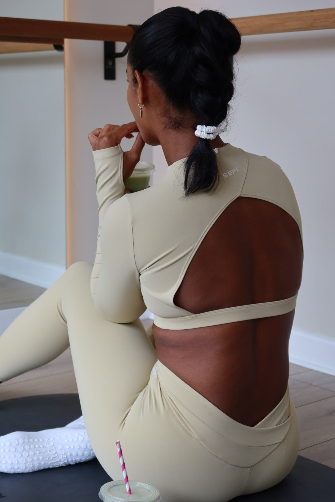 Glide Scrunchie Set Cocoa